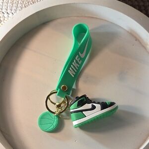5 For 25 Nike Green and Black Sneaker Keychain
